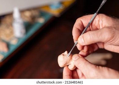 making a head sculpture with modeling clay - Powered by Shutterstock