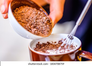 Making A Hot Chocolate -  Photo