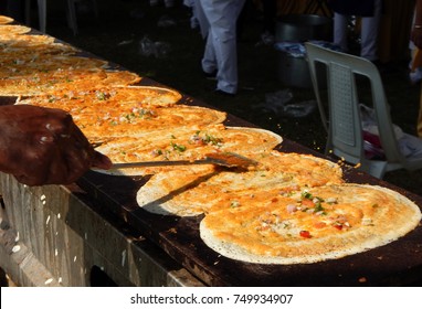 Making Of Indian Street Food Dosa