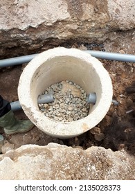 making infiltration wells for septic tanks
