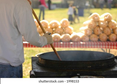 Making Kettle Corn