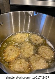 Making Latkes Potato Pancakes Hanukkah Traditional Food Jewish Holiday 