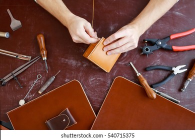 Making Leather Purse