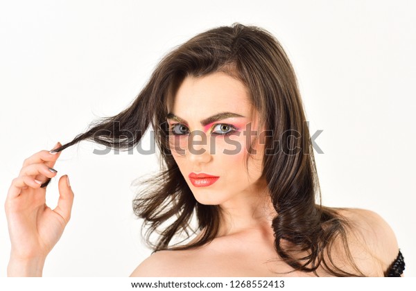 Making My Hair Look Fabulous Pretty Stock Photo Edit Now 1268552413