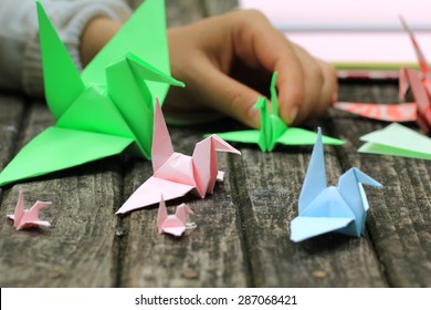 Making A Origami Bird