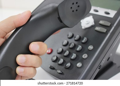 Making a phone call - Shutterstock ID 271814720