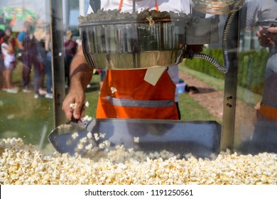 Making Popcorn With Machine