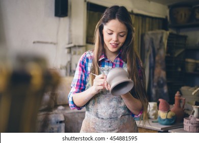 Making Pottery.