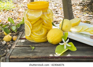 Making Preserved Lemons In A Jar