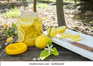 Making Preserved Lemons In A Jar