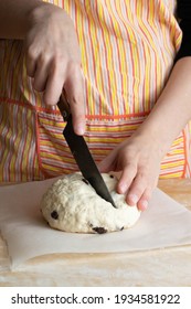 Making Soda Bread Dough, Famous Irish Bread