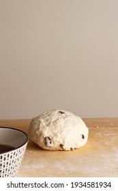 Making Soda Bread Dough, Famous Irish Bread