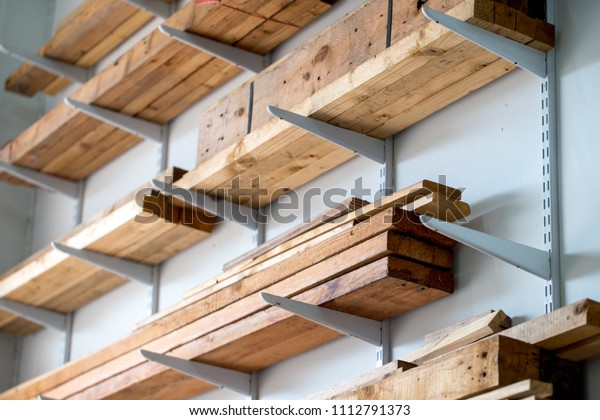 Making Some Cantilever Garage Shelves Mount Stock Photo Edit Now