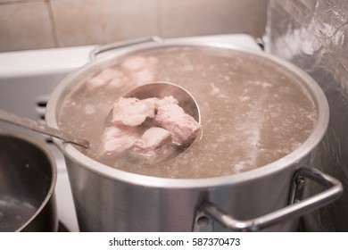 making a soup