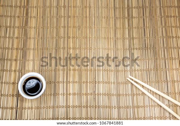 Makisu Mat Which You Prepare Sushi Stock Photo Edit Now 1067841881