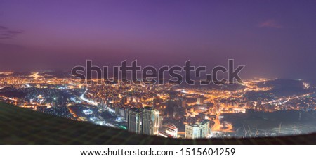 Makkah city view from Makkah clock tower