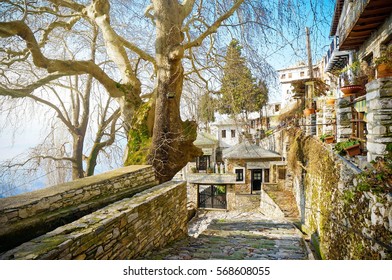 Makrinitsa Village On Pelion Mountain, Greece