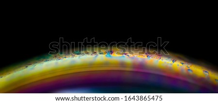 Makro Soapbubble with colorfull surface