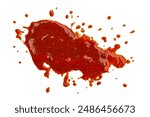 Mala Chili Sauce or Sichuan pepper Sauce Isolate on White Background