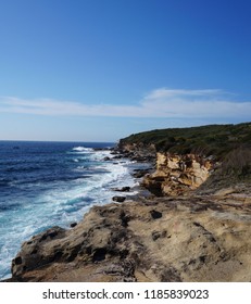 Malabar Headland National Park Coastal Cliffs On Sunny Day                                