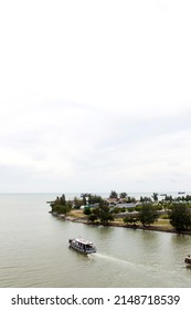 Malacca Strait And The Boat In MALAYSIA