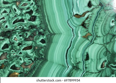 Malachite Cut. Green Gem Stone Pattern