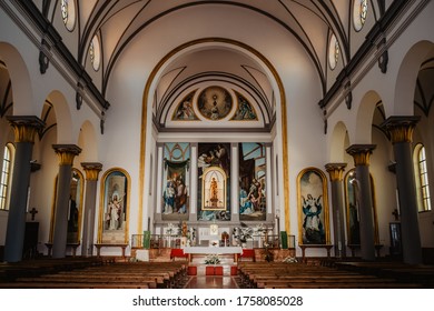 Malaga Andalusia Spain 25 August 2019 Parish Church Of St. Joseph The Worker