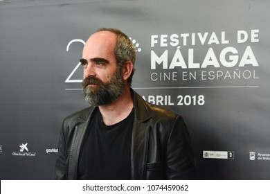 MALAGA, SPAIN - APRIL 19: Luis Tosar, Michelle Jenner And Dani De La Torre