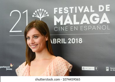 MALAGA, SPAIN - APRIL 19: Luis Tosar, Michelle Jenner And Dani De La Torre