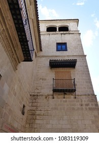 Malaga, Spain / Spain - March 2018: Picasso Museum Building In Malaga