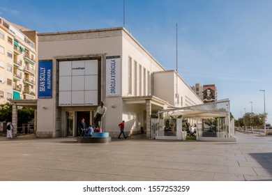 Malaga/ Spain, November 9, 2019. Malaga Museum Of Contemporary Art, Called 