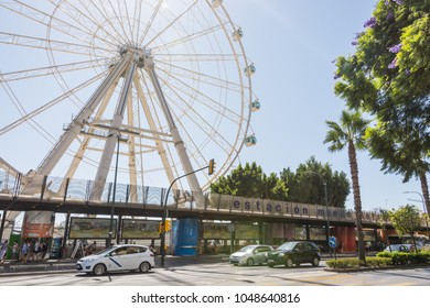 MALAGA, SPAIN - September 17, 2017 - Malaga Avanza Bus Station