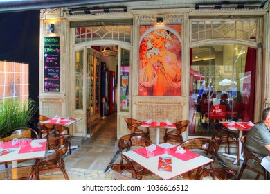 MALAGA, SPAIN-OCTOBER 16, 2016: Spanish Restaurant Serving National Food