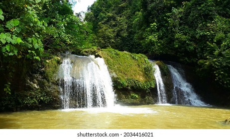 Malang, Indonesia - Jan 20, 2021 :
kedung darmo water fall