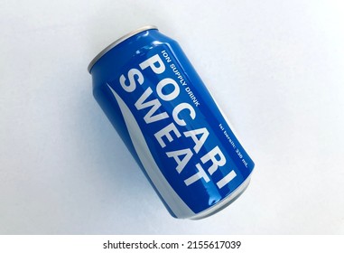 Malang, Indonesia - May 12th 2022: POCARI SWEAT Is A Health Drink That Contains An Electrolyte Ion Balance That Resembles Natural Fluids In The Human Body