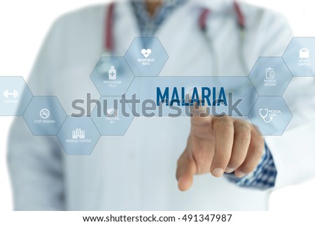 MALARIA Concept on Interface Touch Screen