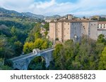 Malatesta castle in Ascoli Piceno town in Italy.