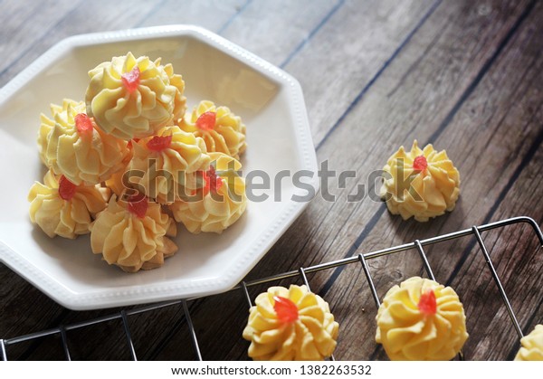 Malay Traditional Cookies Called Kuih Semperit Stock Photo Edit Now 1382263532