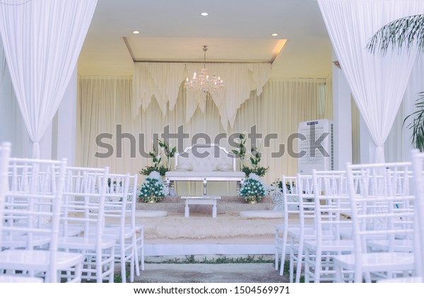 Malay Wedding Solemnization Decoration Setup Stock Photo Edit Now