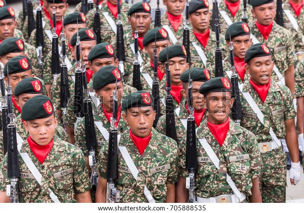 Malaysia Circa 2017 Commandos Special Forces Stock Photo 705888535 ...