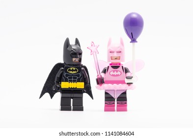 pink batman lego