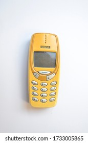 Malaysia, March, 2019: Nokia 3310 Mobile Phone, One of Nokia's most popular phones, First launched in September 2000. 