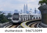 Malaysia MRT (Mass Rapid Transit) train, a transportation for future generation.