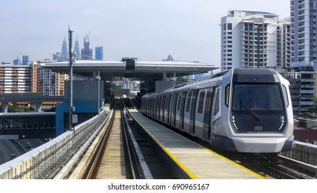 Malaysia MRT (Mass Rapid Transit) Train, A Transportation For Future Generation. MRT Also Bring Malaysia As A Developed Country.