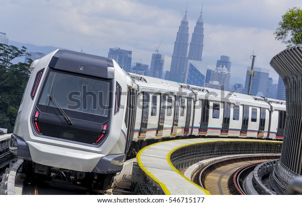 Malaysia Mrt Mass Rapid Transit Train Stock Photo (Edit ...