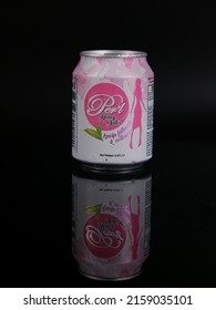 Malaysia, Penang - 18 May 2022 : Pearl Honey Date’s soft drink for extra energy. Kacip Fatimah and Collagen.