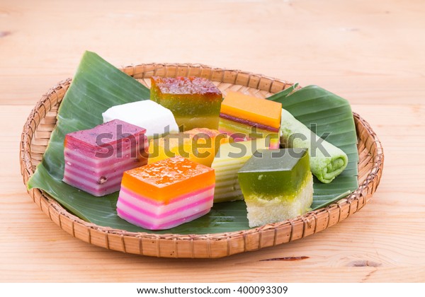 Malaysia Popular Assorted Sweet Dessert Simply Stock Photo 