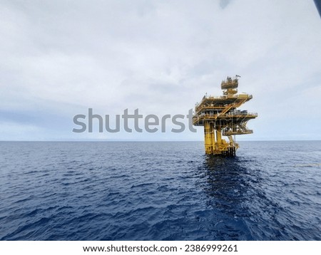 Malaysia satellite petroleum oil platform