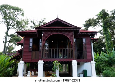 Malaysia Traditional Malay Red House