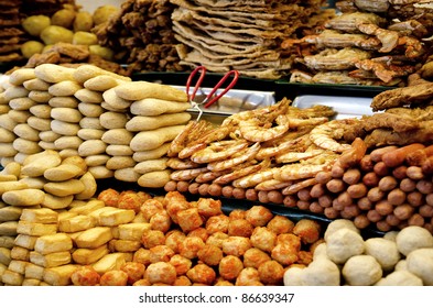 Malaysian Snacks In Penang Malaysia Market